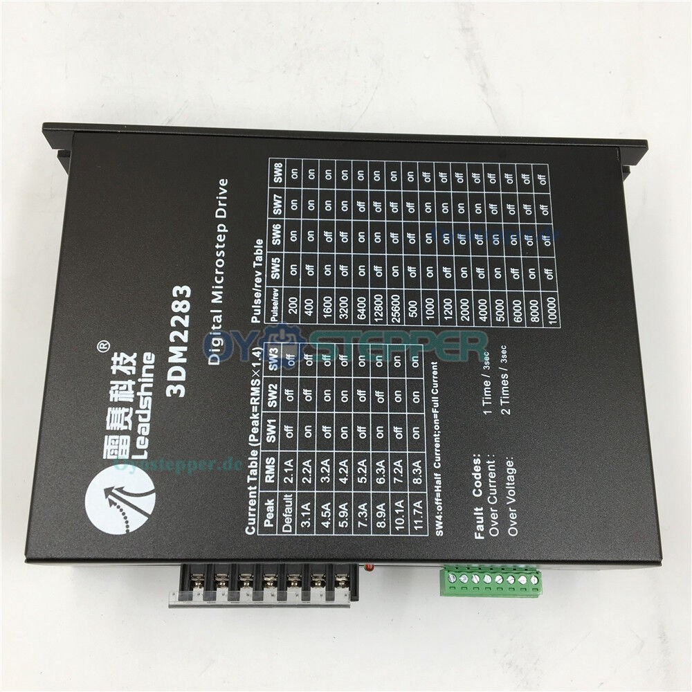 Digitaler Schritttreiber 2,1–11,7 A, 176–253 VAC für 3-Phasen-Schrittmotoren Nema 34, 42, 52